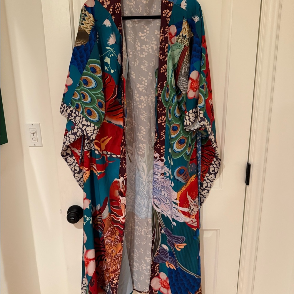 Colorful Women's Kimono Jacket